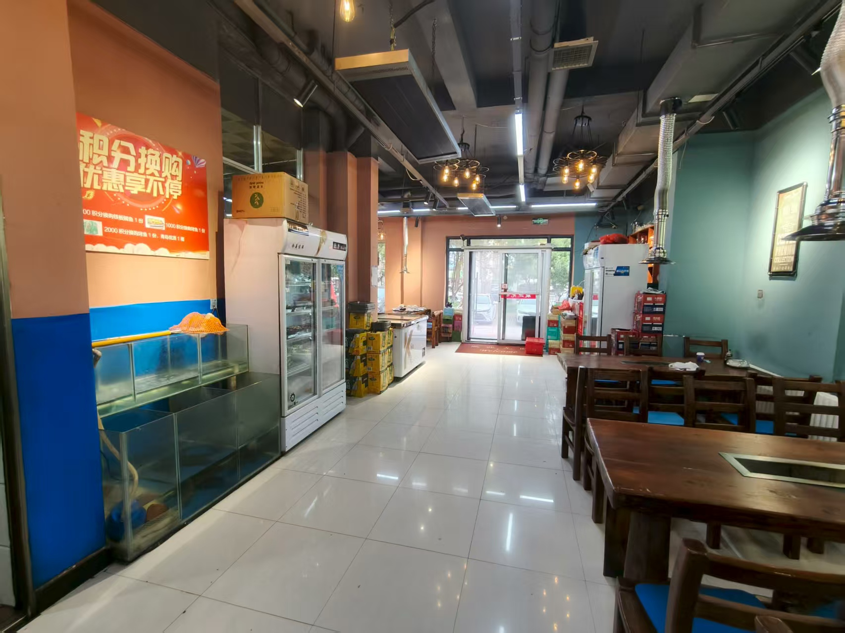 长新街经营多年小炉子烧烤餐饮饭店出兑